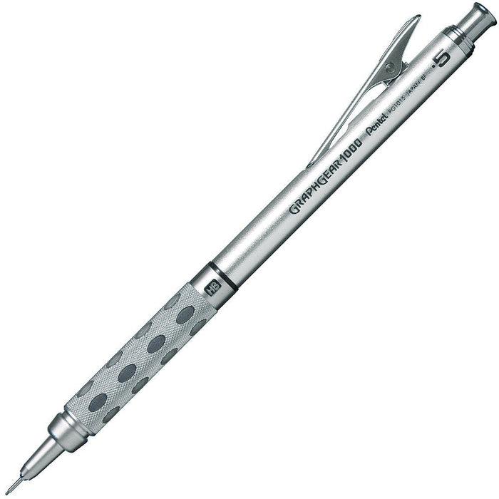Pentel Graph Gear 1000 0.5mm Mechanical Pencil - Silver, Made in Japan-Kiichin - The #1 Place for Japanese Goods in Your Hand!