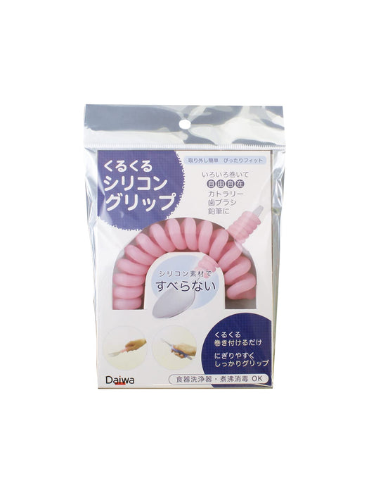 Daiwa Petit Aid Pink Spinning Silicone Grip for Enhanced Handling