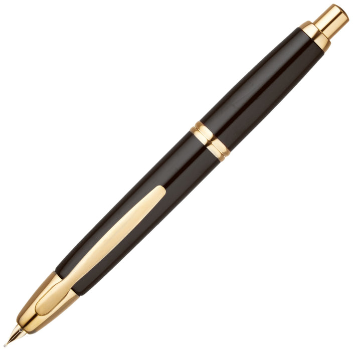 Pilot Capless FC15SRBM Black Fountain Pen - Smooth Writing and Elegant Design-Kiichin - The #1 Place for Japanese Goods in Your Hand!