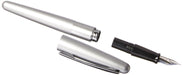 Pilot Cocoon Medium Point Fountain Pen in Silver FCO-3SR-SM Model-Kiichin - The #1 Place for Japanese Goods in Your Hand!