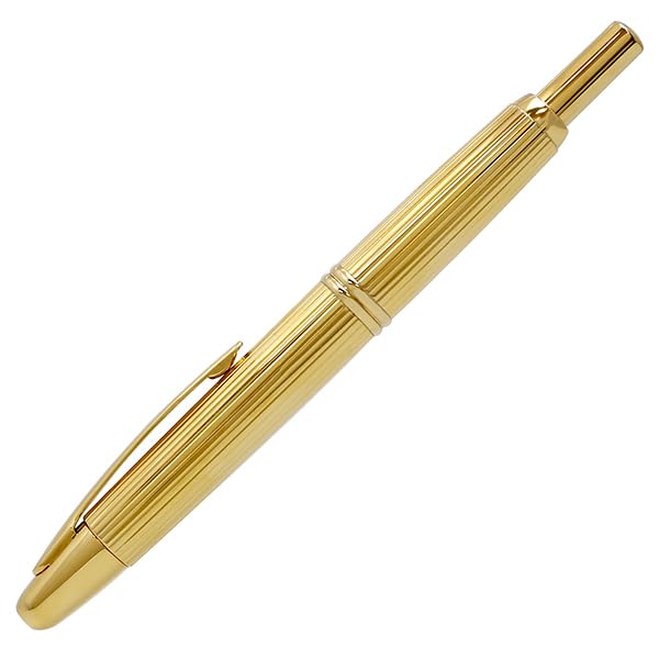 Pilot Itoya Exclusive Capless Fountain Pen Gold Stripe Medium Nib