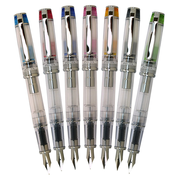 Pilot Prera Medium Point Fountain Pen Transparent Black Body - FPRN-350R-TBM-Kiichin - The #1 Place for Japanese Goods in Your Hand!