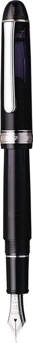 Platinum Fountain Pen #3776 Century Bold Black Diamond Rhodium 139.5X15.4mm 20.5G-Kiichin - The #1 Place for Japanese Goods in Your Hand!