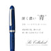 Platinum Fountain Pen Medium Point Midnight Ocean Celluloid Model PTB-35000#50-3-Kiichin - The #1 Place for Japanese Goods in Your Hand!