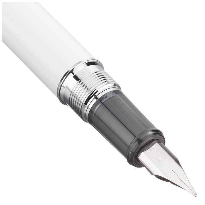 Platinum Niprocion White Porcelain Fountain Pen Medium Nib Dual-Use - PNS-5000-Kiichin - The #1 Place for Japanese Goods in Your Hand!