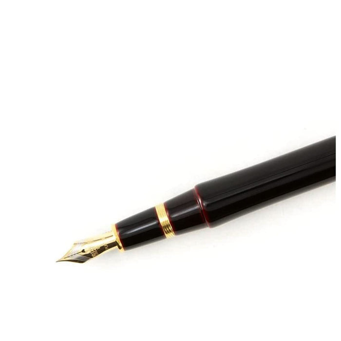 Izumo Tame-Nuri Platinum Fountain Pen Akatame Bold Piz-55000#28-4-Kiichin - The #1 Place for Japanese Goods in Your Hand!