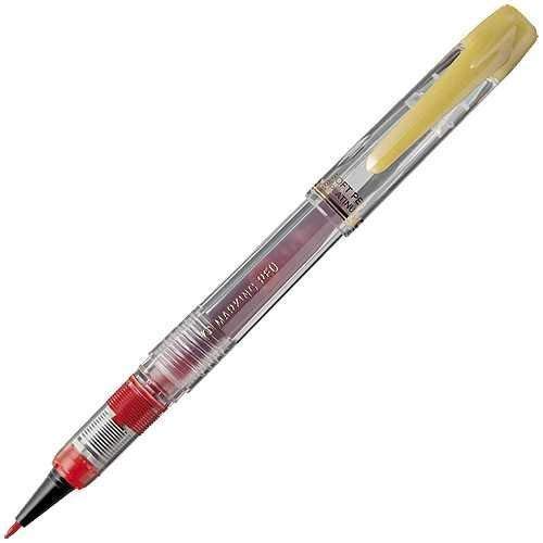Platinum Limited Edition Red Fountain Pen with Soft Scoring and Transparent Skeleton Shaft-Kiichin - The #1 Place for Japanese Goods in Your Hand!