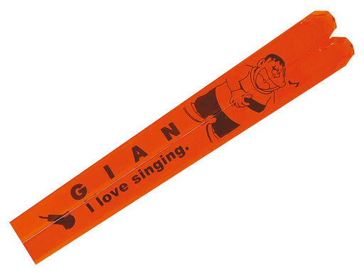 Kanesho Pottery Doraemon Friends Giant Clear Orange Chopsticks 491516-Kiichin - The #1 Place for Japanese Goods in Your Hand!