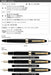 Sailor Fountain Pen 21K Large Cross Point Long Sword Black GT 10-7521-820-Kiichin - The #1 Place for Japanese Goods in Your Hand!
