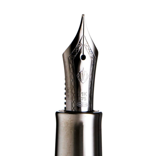Sailor Black Stainless Steel Cylint Fountain Pen Medium Nib-Kiichin - The #1 Place for Japanese Goods in Your Hand!