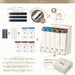 Sailor Fountain Pen 13-1750-002 with Four Seasons 5-Color Summer Ink Cartridge Set-Kiichin - The #1 Place for Japanese Goods in Your Hand!