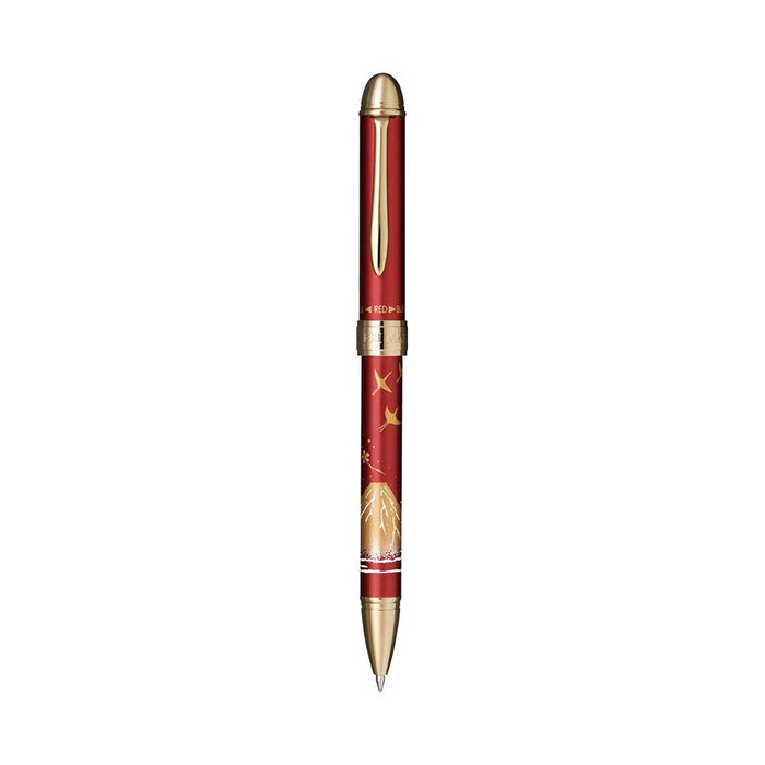 Sailor Fountain Pen Multifunctional Graceful Makie Fuji Red Model 16-0352-230-Kiichin - The #1 Place for Japanese Goods in Your Hand!
