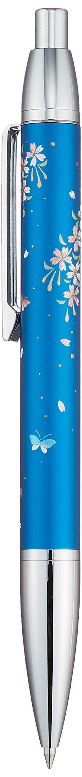 Sailor Fountain Pen - Elegant Makie Cherry Blossoms and Butterflies Oil-Based Ballpoint Blue-Kiichin - The #1 Place for Japanese Goods in Your Hand!
