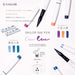 Sailor Fountain Pen 3 Color Set Water-Based Ink Evening Calm Tone 25-0900-002-Kiichin - The #1 Place for Japanese Goods in Your Hand!