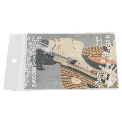 Sailor Fountain Pen Ukiyo-E Ballpoint & Postcard Set III - Otani Oniji Collection-Kiichin - The #1 Place for Japanese Goods in Your Hand!