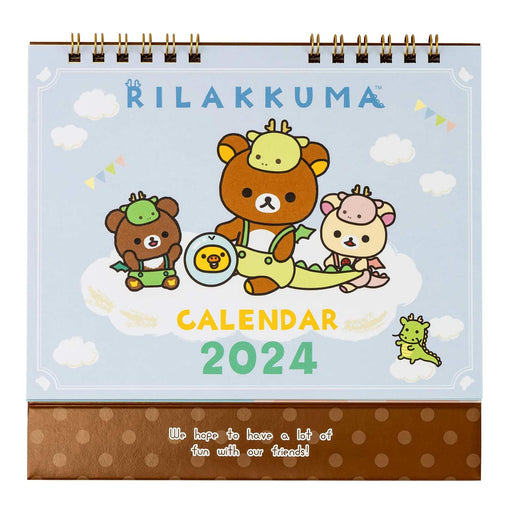 San-X Rilakkuma Calendar Tabletop CD38201 2024-Kiichin - The #1 Place for Japanese Goods in Your Hand!