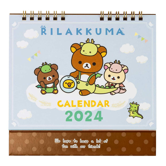 San-X Rilakkuma Calendar Tabletop CD38201 2024-Kiichin - The #1 Place for Japanese Goods in Your Hand!