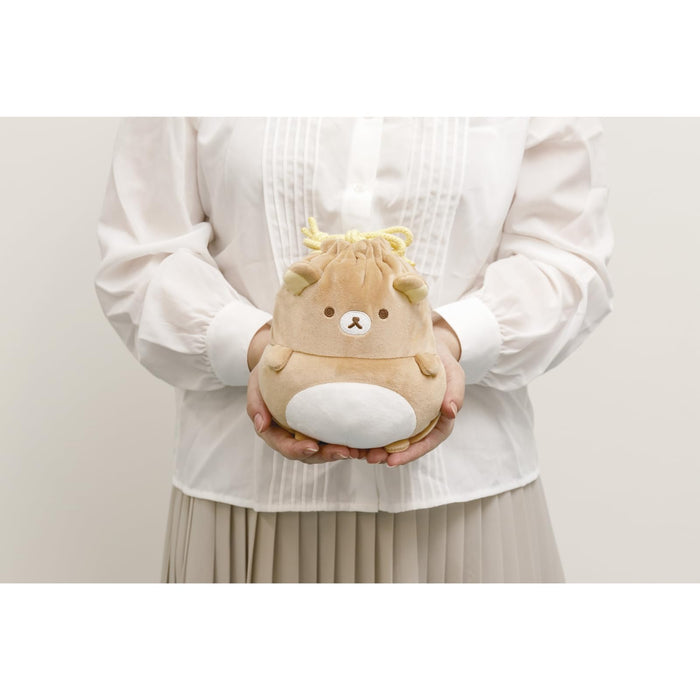 San-X Rilakkuma Pom Poko Drawstring Bag Kyomgurumi Series Ca44901-Kiichin - The #1 Place for Japanese Goods in Your Hand!
