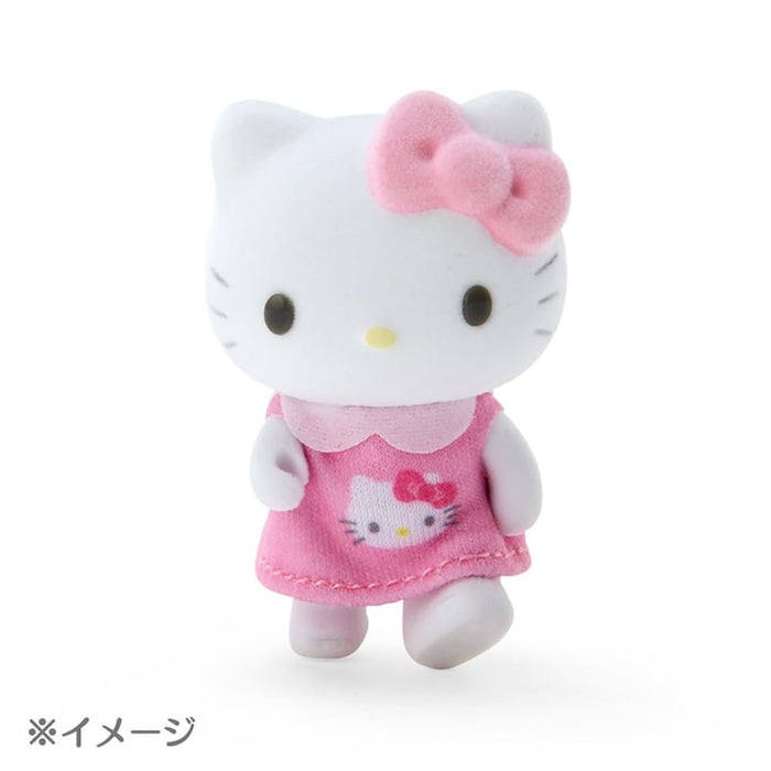 Sanrio My Melody Mini Flocky Dress-Up Doll Pitatto Friends Series 6.8x3.6x3cm 604208-Kiichin - The #1 Place for Japanese Goods in Your Hand!
