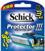 Schick Protector 3-Blade Replacement Shaving Razor Blades 12 Pieces-Kiichin - The #1 Place for Japanese Goods in Your Hand!