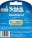 Schick Quattro Spare Blade Pack 4-Blade Design 8 Pieces-Kiichin - The #1 Place for Japanese Goods in Your Hand!