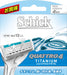 Schick Quattro Titanium Replacement Blade - 4 Blade Pack 12 Pieces-Kiichin - The #1 Place for Japanese Goods in Your Hand!