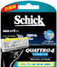 Schick Quattro 8Pcs Titanium Revolution Replacement Razor Blades-Kiichin - The #1 Place for Japanese Goods in Your Hand!