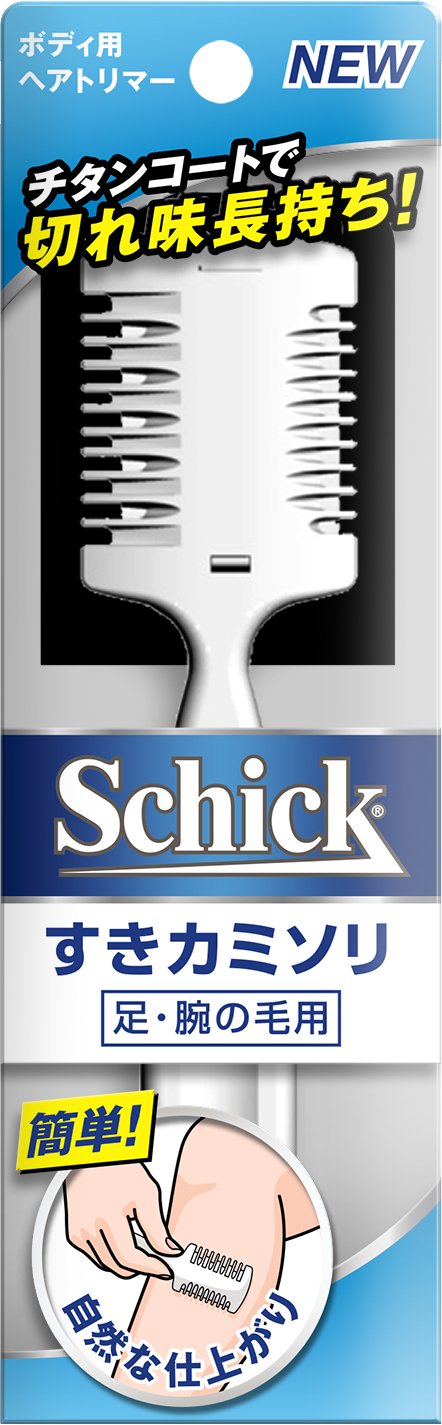 Schick Silver Men's Body Hair Trimmer Easy-to-Use 1 Piece Design-Kiichin - The #1 Place for Japanese Goods in Your Hand!