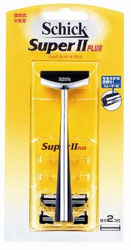 Schick Super II Plus Razor Holder Set with Spare Blades-Kiichin - The #1 Place for Japanese Goods in Your Hand!