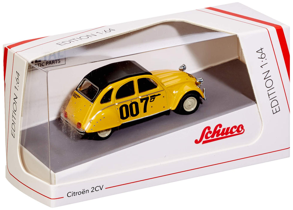 Schuco Citroen 2Cv 007 Yellow Model Car 452016600 Collectible Replica-Kiichin - The #1 Place for Japanese Goods in Your Hand!