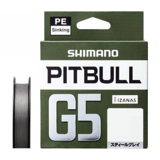 Shimano Pitbull G5 100M Steel Gray 0.8 | High-Performance Shimano Line-Kiichin - The #1 Place for Japanese Goods in Your Hand!