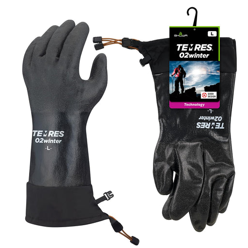 Showaglove Black Waterproof Winter Gloves Warm Breathable L Size Outdoor-Kiichin - The #1 Place for Japanese Goods in Your Hand!