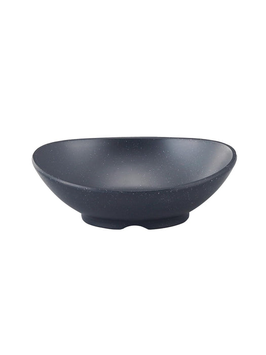 Daiwa 12cm Slate Gray Deep Plate Dishwasher-Safe Melamine Made in Japan