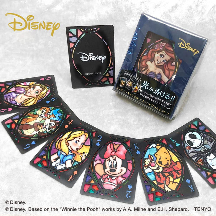 Tenyo Disney Character Playing Cards Stained Glass-Kiichin - The #1 Place for Japanese Goods in Your Hand!