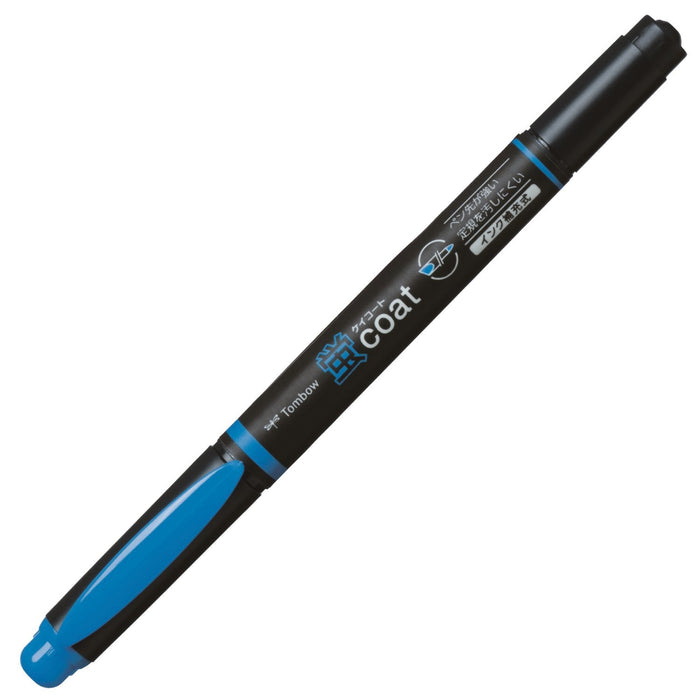 Tombow 10-Pack Blue Fluorescent Coat Pencil Highlighter - Tombow Wa-Tc89-10P-Kiichin - The #1 Place for Japanese Goods in Your Hand!