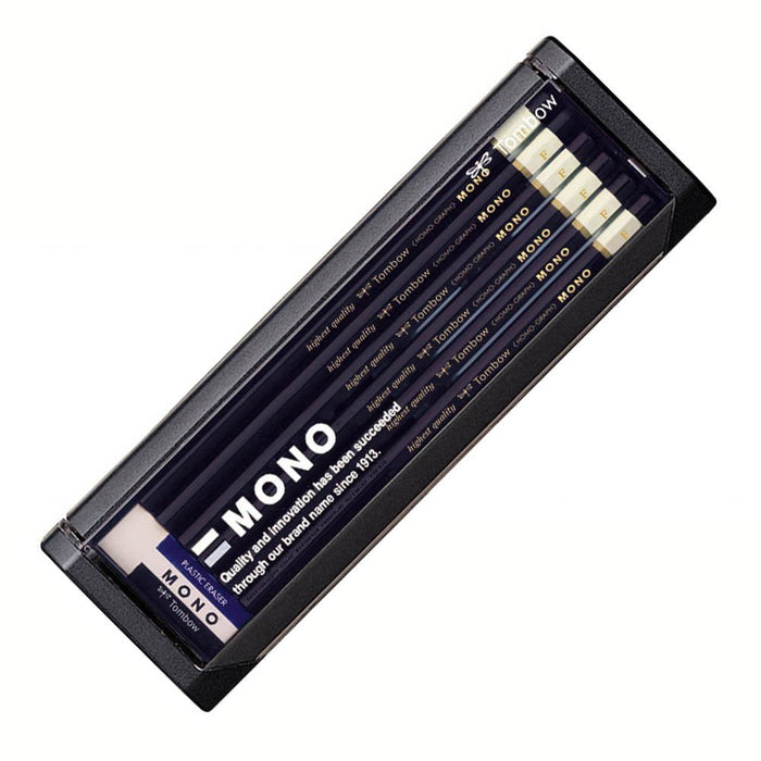 Tombow Mono F Pencil Premium Quality - Pack of 12-Kiichin - The #1 Place for Japanese Goods in Your Hand!
