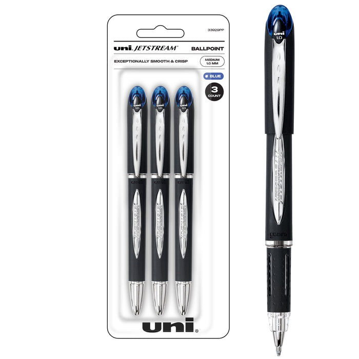 Mitsubishi Pencil Uni-Ball Jetstream Pen - 0.7mm 3-Count Ballpoint-Kiichin - The #1 Place for Japanese Goods in Your Hand!