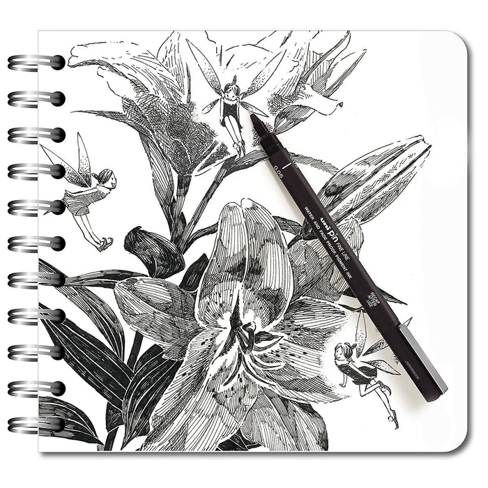Mitsubishi Pencil Uni Ballpin Black 0.2mm Technical Drawing Marker Pens Box of 12-Kiichin - The #1 Place for Japanese Goods in Your Hand!