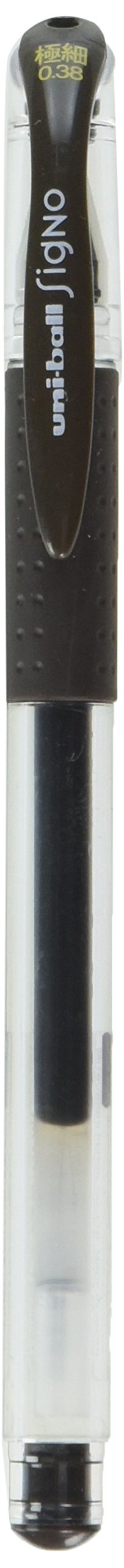 Mitsubishi Pencil Uni Ball Signo Extra Fine 0.38mm Gel Ballpoint Pen in Brown Black-Kiichin - The #1 Place for Japanese Goods in Your Hand!