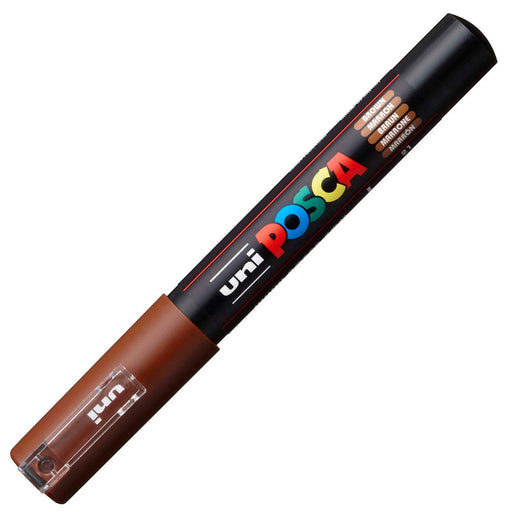 Mitsubishi Pencil Uni Posca Extra Fine 0.7mm Brown Marker PC-1M.21-Kiichin - The #1 Place for Japanese Goods in Your Hand!