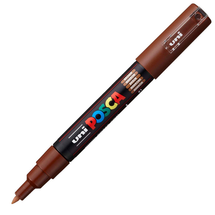 Mitsubishi Pencil Uni Posca Extra Fine 0.7mm Brown Marker PC-1M.21-Kiichin - The #1 Place for Japanese Goods in Your Hand!