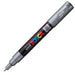 Mitsubishi Pencil Uni Posca Silver Ink Extra Fine 0.7mm - PC1M.26 Model-Kiichin - The #1 Place for Japanese Goods in Your Hand!
