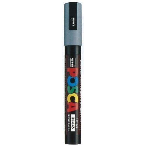 Mitsubishi Pencil Uni Posca Fine Point Gray Marker 0.9-1.3M/M Pc-3M.37-Kiichin - The #1 Place for Japanese Goods in Your Hand!