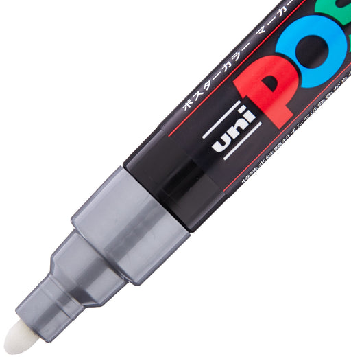 Mitsubishi Pencil Uni Posca Medium Round Core Silver 1.8-2.5mm PC-5M.26-Kiichin - The #1 Place for Japanese Goods in Your Hand!