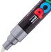 Mitsubishi Pencil Uni Posca Medium Round Core Silver 1.8-2.5mm PC-5M.26-Kiichin - The #1 Place for Japanese Goods in Your Hand!