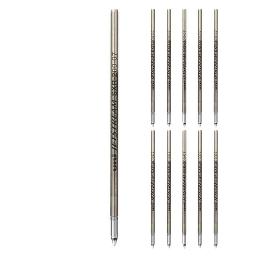 Mitsubishi Pencil Uni Jetstream Prime 0.7mm Black Ballpoint Pen Refill 10 Pack-Kiichin - The #1 Place for Japanese Goods in Your Hand!