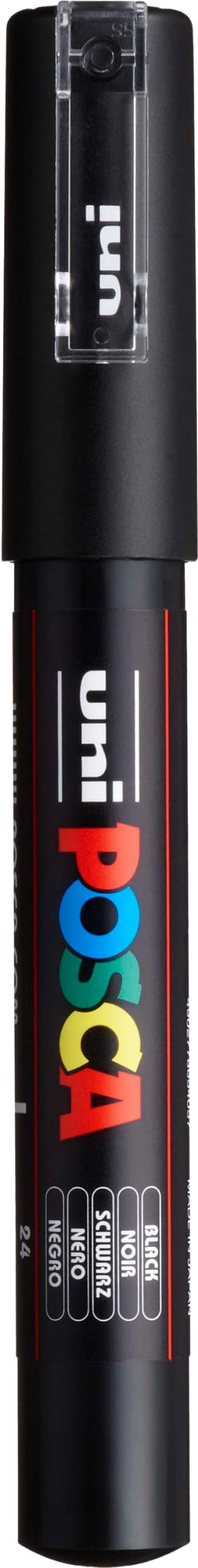 Mitsubishi Pencil Uni Uniposca Extra Fine Black Water-Based Pigment Marker Pc1M.24-Kiichin - The #1 Place for Japanese Goods in Your Hand!