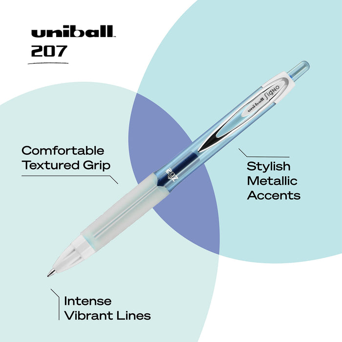 Mitsubishi Pencil Uni-Ball 207 0.7mm Pack of 12-Kiichin - The #1 Place for Japanese Goods in Your Hand!