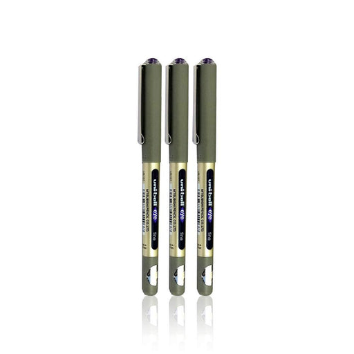 Mitsubishi Pencil Uni-Ball Eye Medium 0.7mm Violet Rollerball Pen 3 Pack-Kiichin - The #1 Place for Japanese Goods in Your Hand!