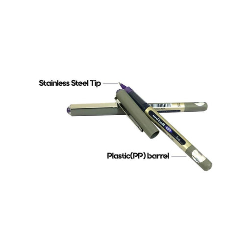 Mitsubishi Pencil Uni-Ball Eye Medium 0.7mm Violet Rollerball Pen 3 Pack-Kiichin - The #1 Place for Japanese Goods in Your Hand!